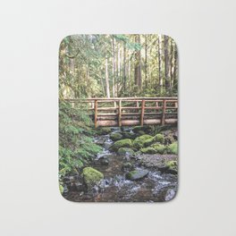 Wanderlust Beauty // Take Me to the Forest Where the Peaceful Waters Flow in the Dense Woods Bath Mat | Oregon University Or, Rock Rocks Bridge, Columbia Northwest, The Photo Pictures, Abstract Ski Photos, Scenic Picture View, Mountain Mountains, Q0 In Autumn Snow, Mossy Moss Green, Sun Rise Set Sunset 