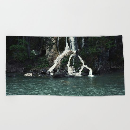 Waterfall Beach Towel