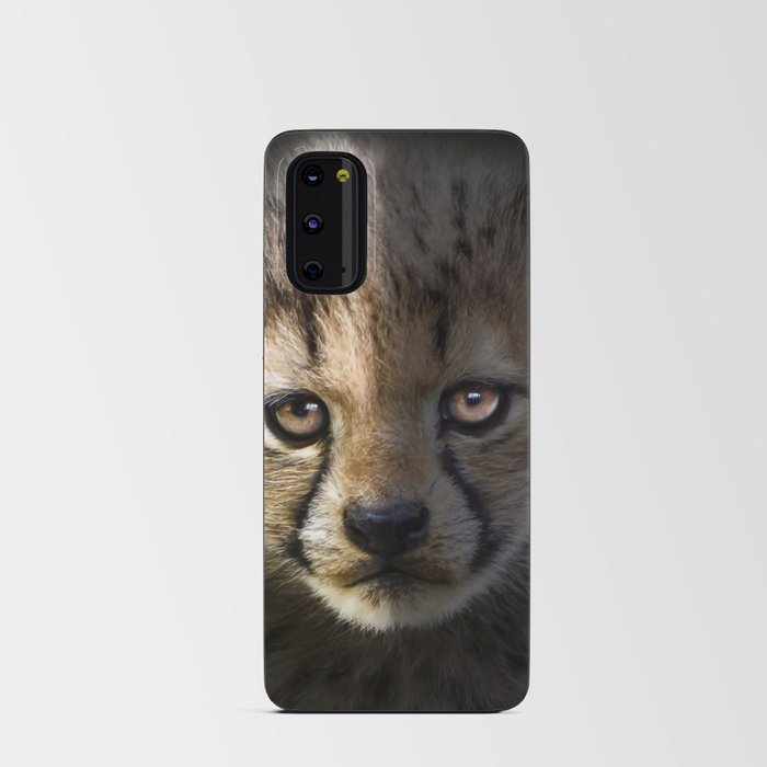 Cheetah cub portrait Android Card Case