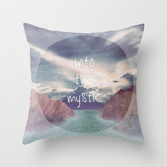 Into the Mystic (ANALOG zine) Throw Pillow
