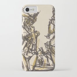 bodies in gold iPhone Case