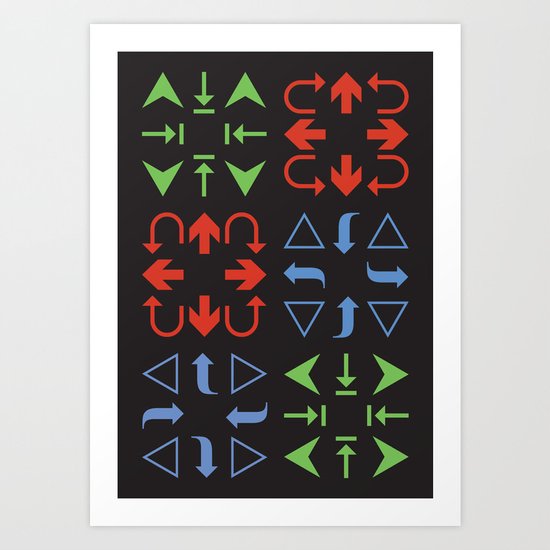 Arrows Art Print