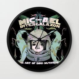Michael Intergalaxon (Color) Wall Clock