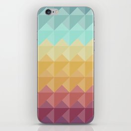 Retro Triangles iPhone Skin