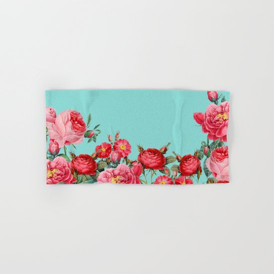 Fab Floral Hand & Bath Towel