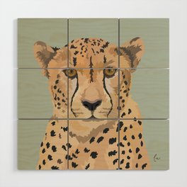 Cheetah Wood Wall Art