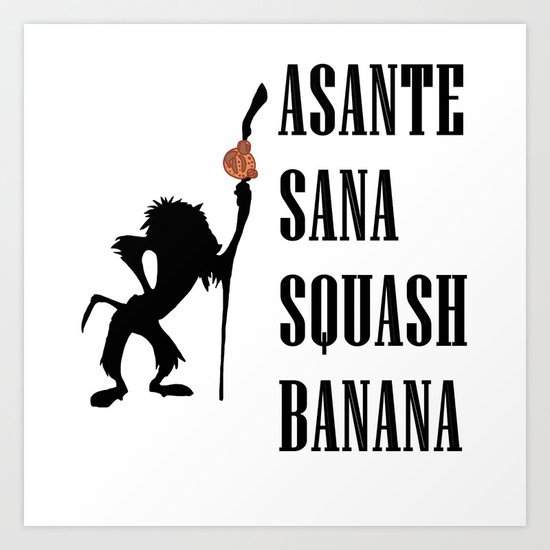 asante sana squash banana shirt