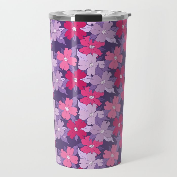 purple and pink flowering dogwood symbolize rebirth and hope Travel Mug