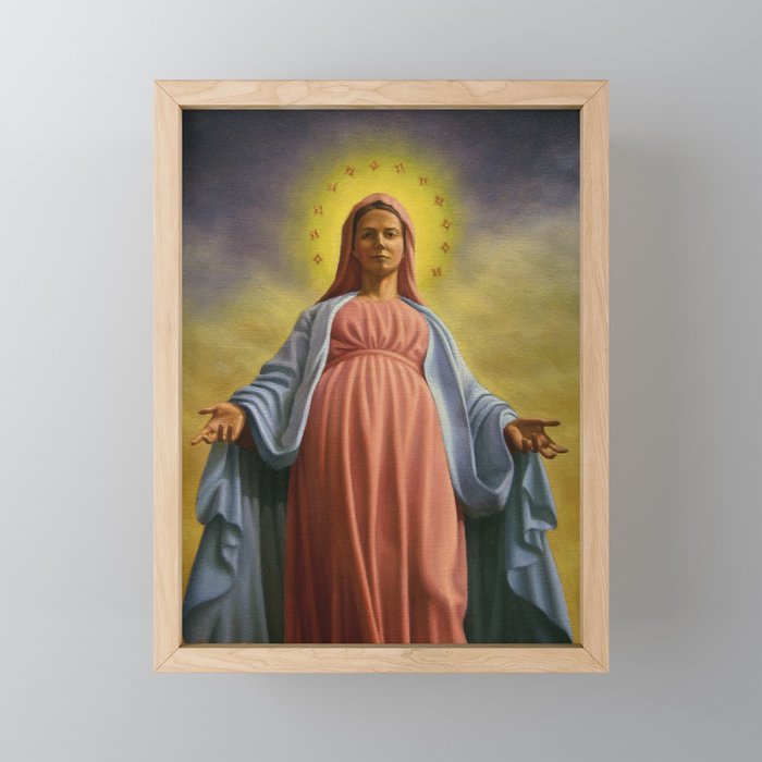 Virgin Mary Framed Mini Art Print