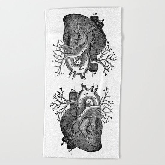 Heart Beach Towel