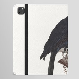 The Palm Cockatoo, Probosciger aterrimus from Natural History of Parrots  by Francois Levaillant iPad Folio Case