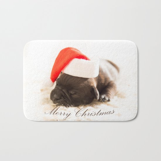 Cute Merry Christmas Bath Mat