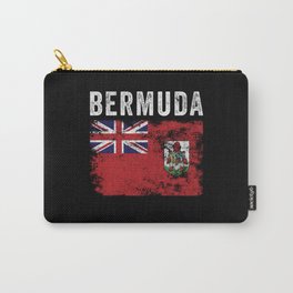 Bermuda Flag Distressed - Bermudian Flag Carry-All Pouch