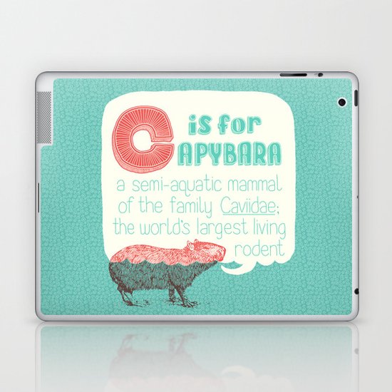 C is for Capybara Laptop & iPad Skin