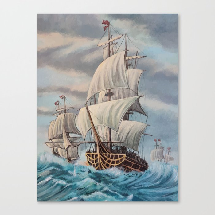 Ships V1 Canvas Print