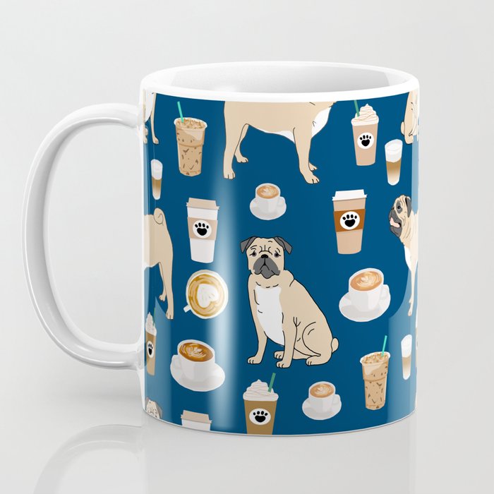 Society6 ケース Pug Dogs Pugs by Gooberella Pug Dog Fun Coffee Mugs | Society6
