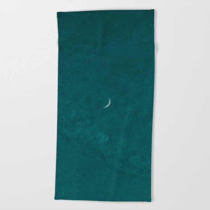 Moonlight by the Sea | Photoshop edit Beach Towel