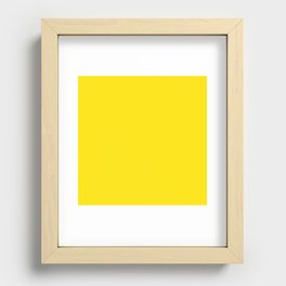 Forsythia Yellow Recessed Framed Print