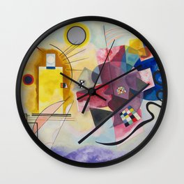 Wassily Kandinsky - Yellow-Red-Blue Wall Clock