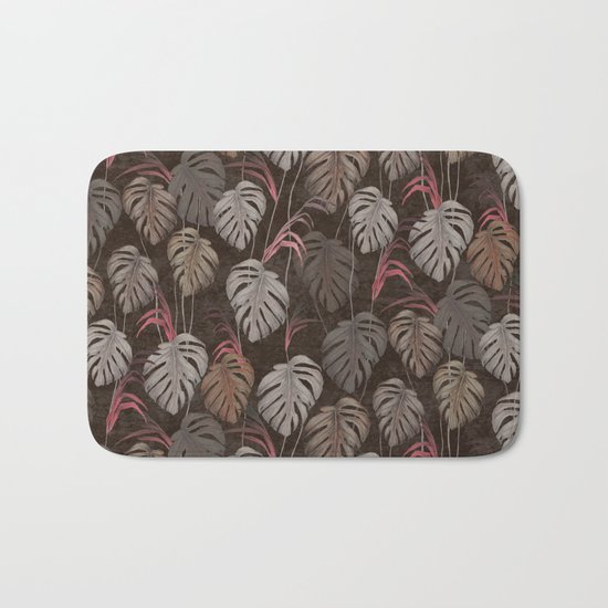Earthy Leaves Bath Mat