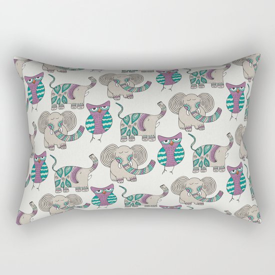 Whimsical Animals Rectangular Pillow