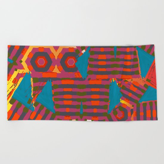 friendly ghosts Beach Towel
