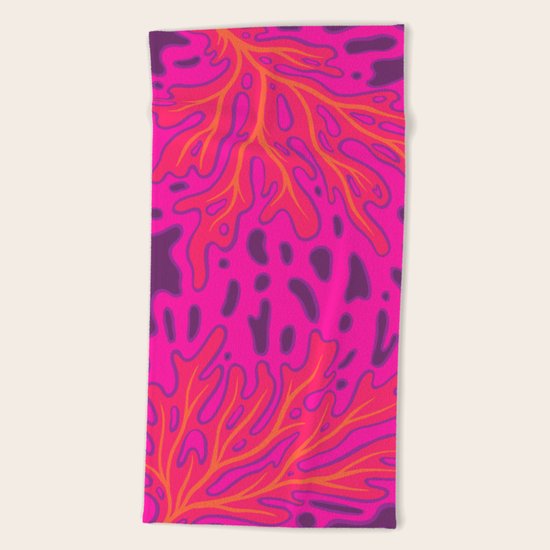 Firevein Beach Towel