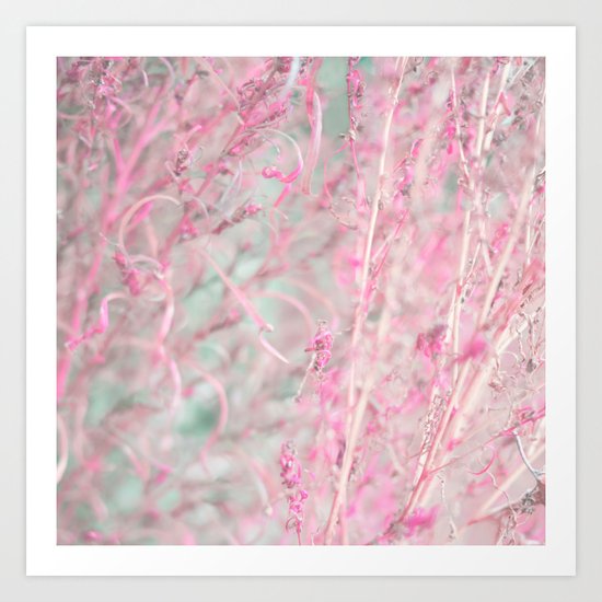 Pastel Plant Art Print