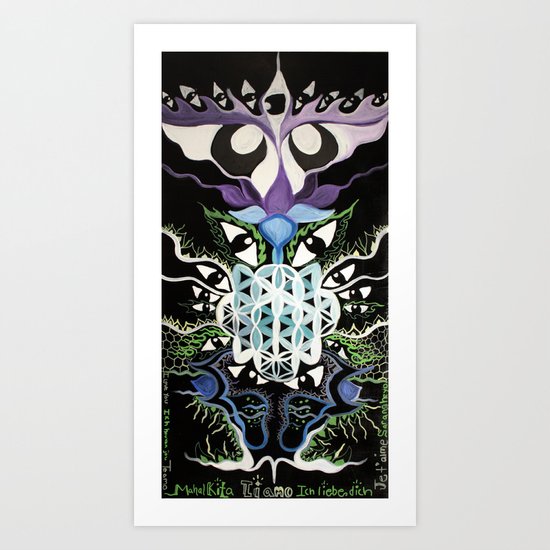 "I Love You" Art Print