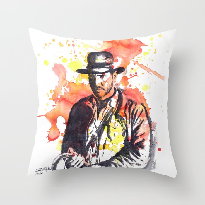 Indiana Jones Throw Pillow