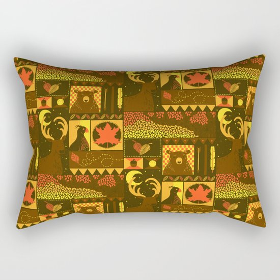 Fall Square Rectangular Pillow