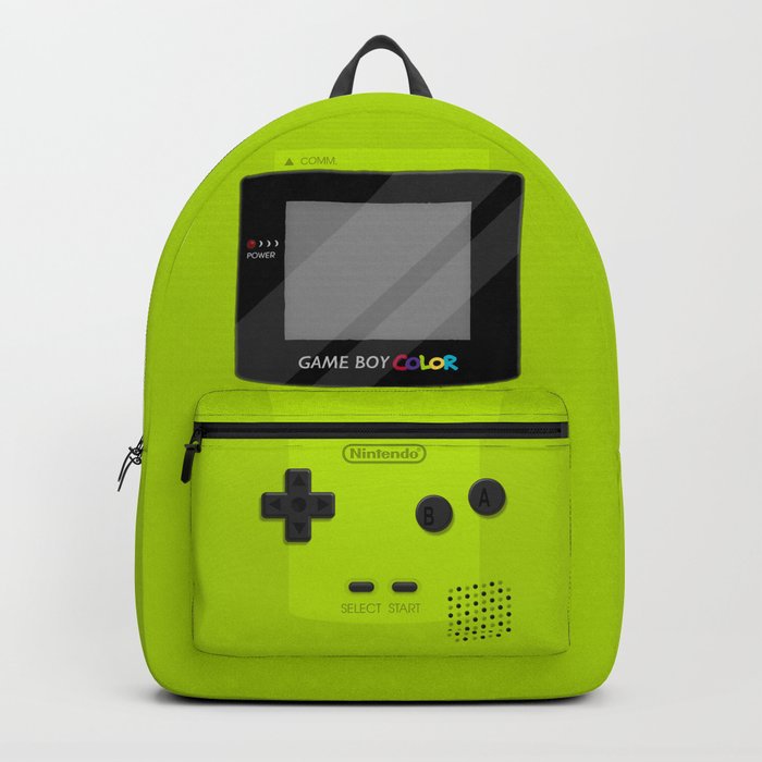 Gameboy Color Green Backpack By Katymakesthings Society6