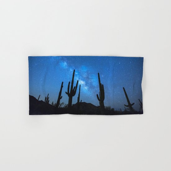 Cacti Milky Way Hand & Bath Towel
