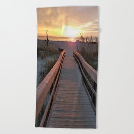 Good Morning Tybee Island Beach Towel