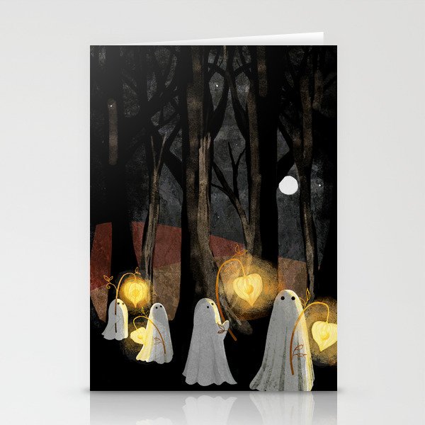 Ghost Parade Stationery Cards