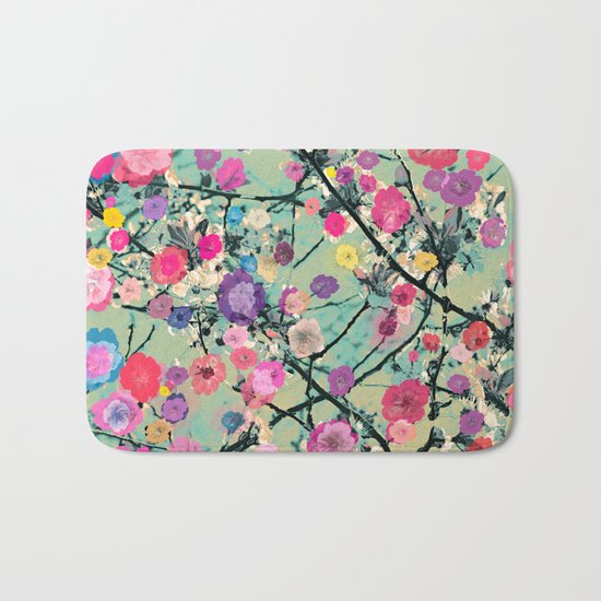 Floral abstract(60) Bath Mat