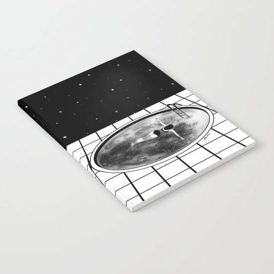 Pool Moon Notebook