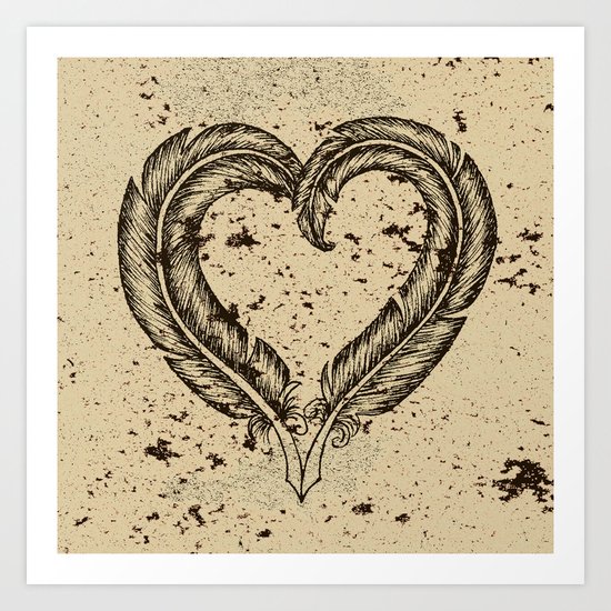 Birds of a feather. Art Print