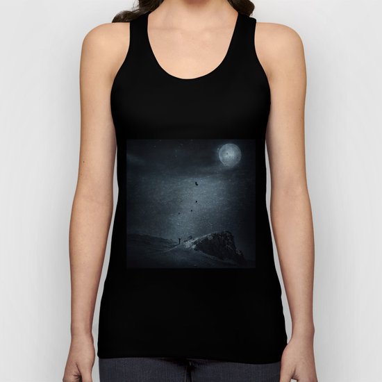 edge of always - dark blue Unisex Tank Top