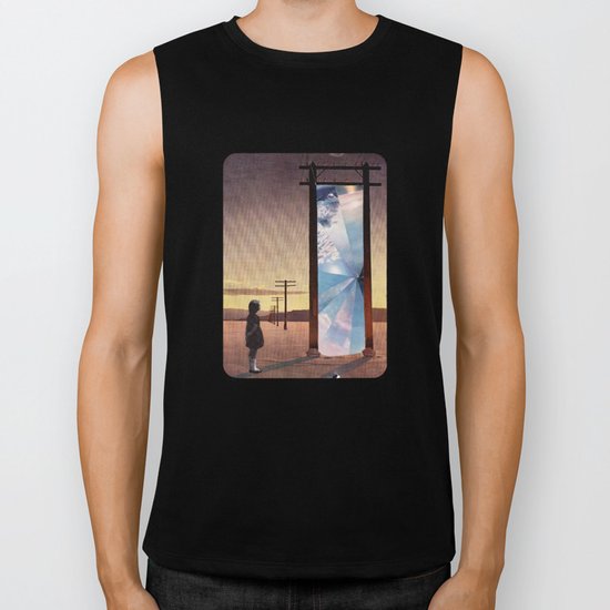 The broken window Biker Tank