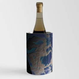 Abstract Blue Planet Wine Chiller