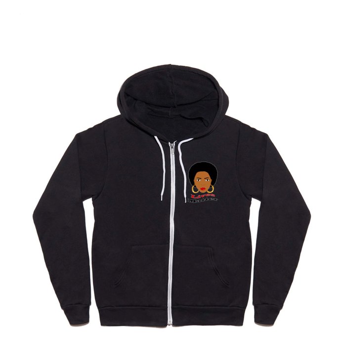 Lives matter. Afro style. Full Zip Hoodie