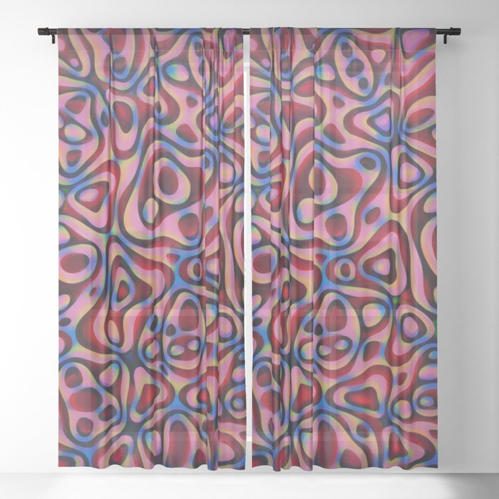 Amoeba Sheer Curtain