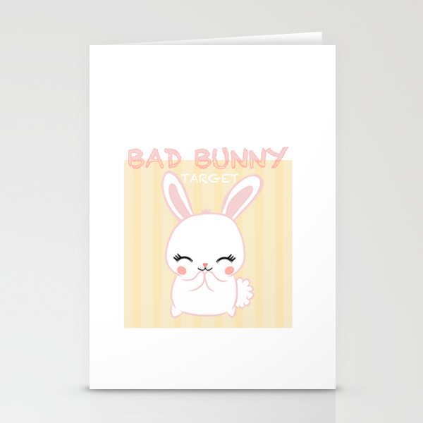 Bad Bunny Target Stationery Cards