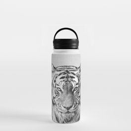 Tiger - Black & White Water Bottle