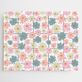 Floral Grid Jigsaw Puzzle