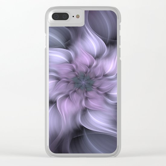 Fractal 4 design Clear iPhone Case