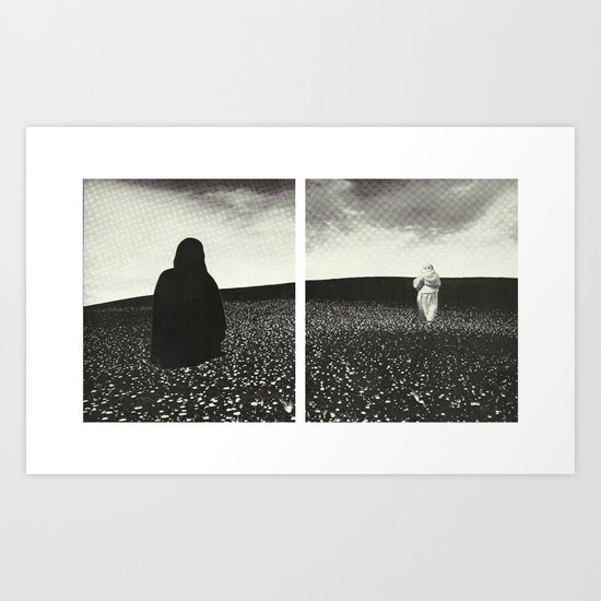 Ghost Diptych Art Print