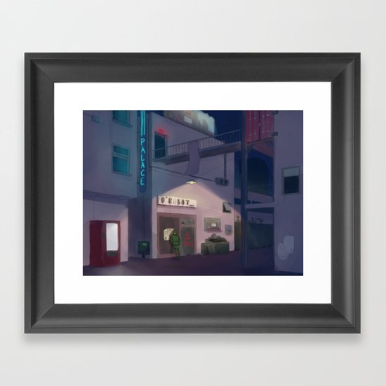 Lone Guard Framed Art Print