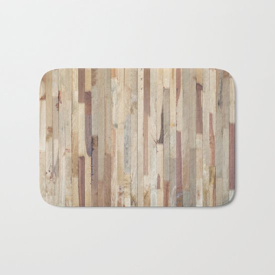 Wood Planks Bath Mat